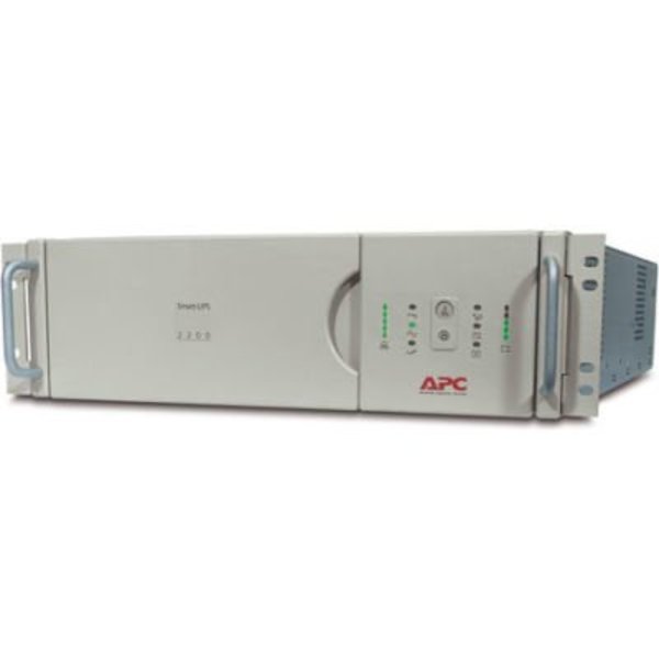 Apc Smart UPS, 2200VA, 8 Outlets, Rack, Out: 120V , In:120/230V SU2200R3X167